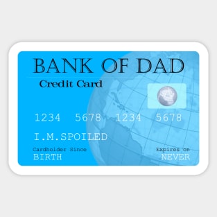Bank of Dad Sticker